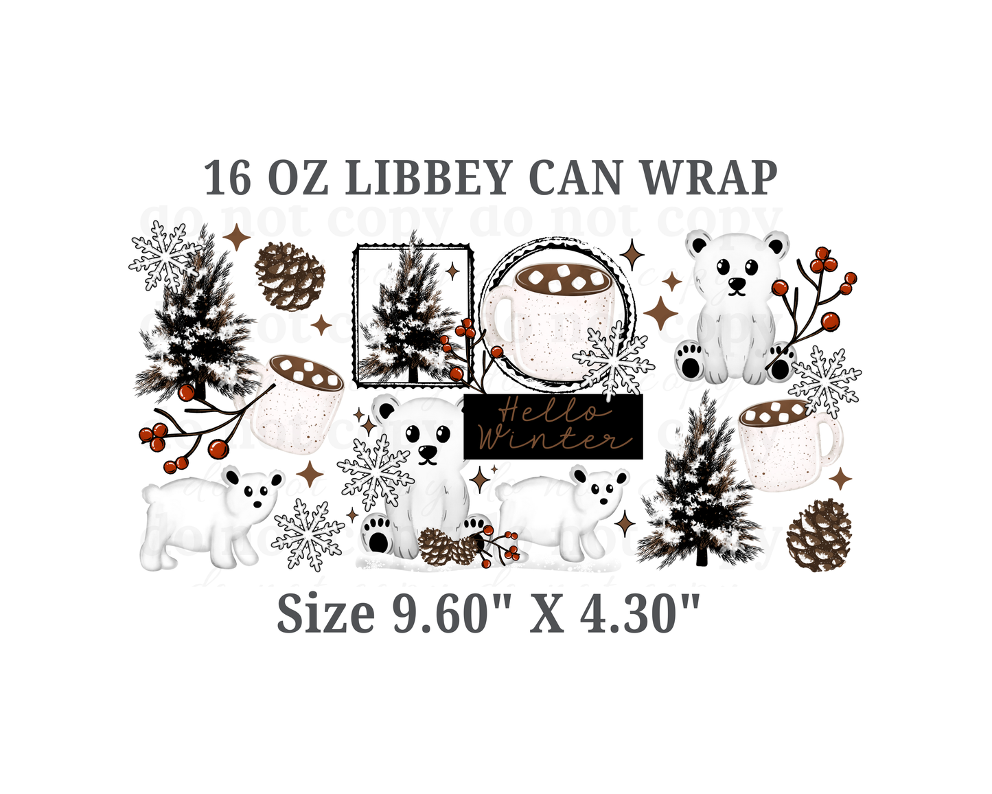 A42 - UV DTF 16oz Cup Wrap