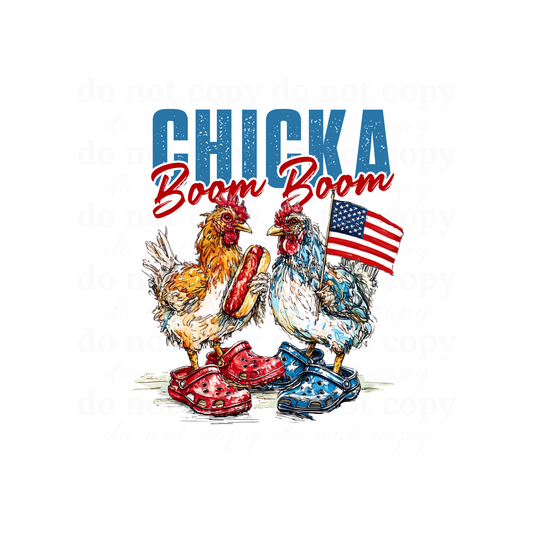 Chicka Boom Boom - DTF TRANSFERS