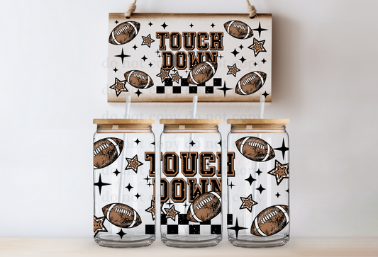 Touch Down - UV DTF Cup Wrap