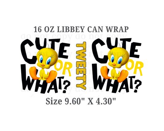 A51 - UV DTF 16oz Cup Wrap