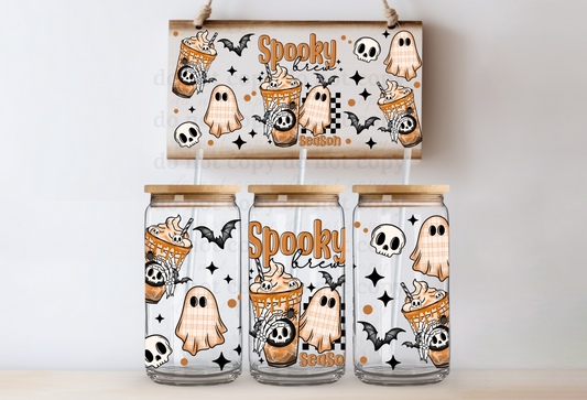 Spooky brew season - UV DTF Cup Wrap