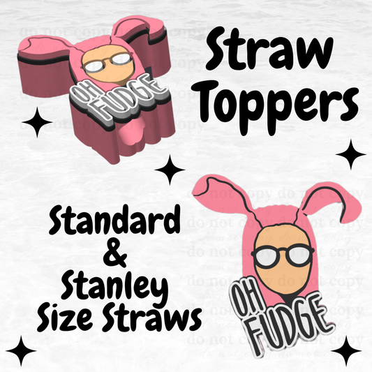 Oh Fudge - Straw Topper