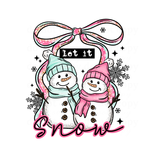 Let it snow - DTF TRANSFERS