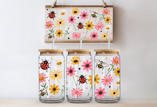 Spring Floral - UV DTF Cup Wrap