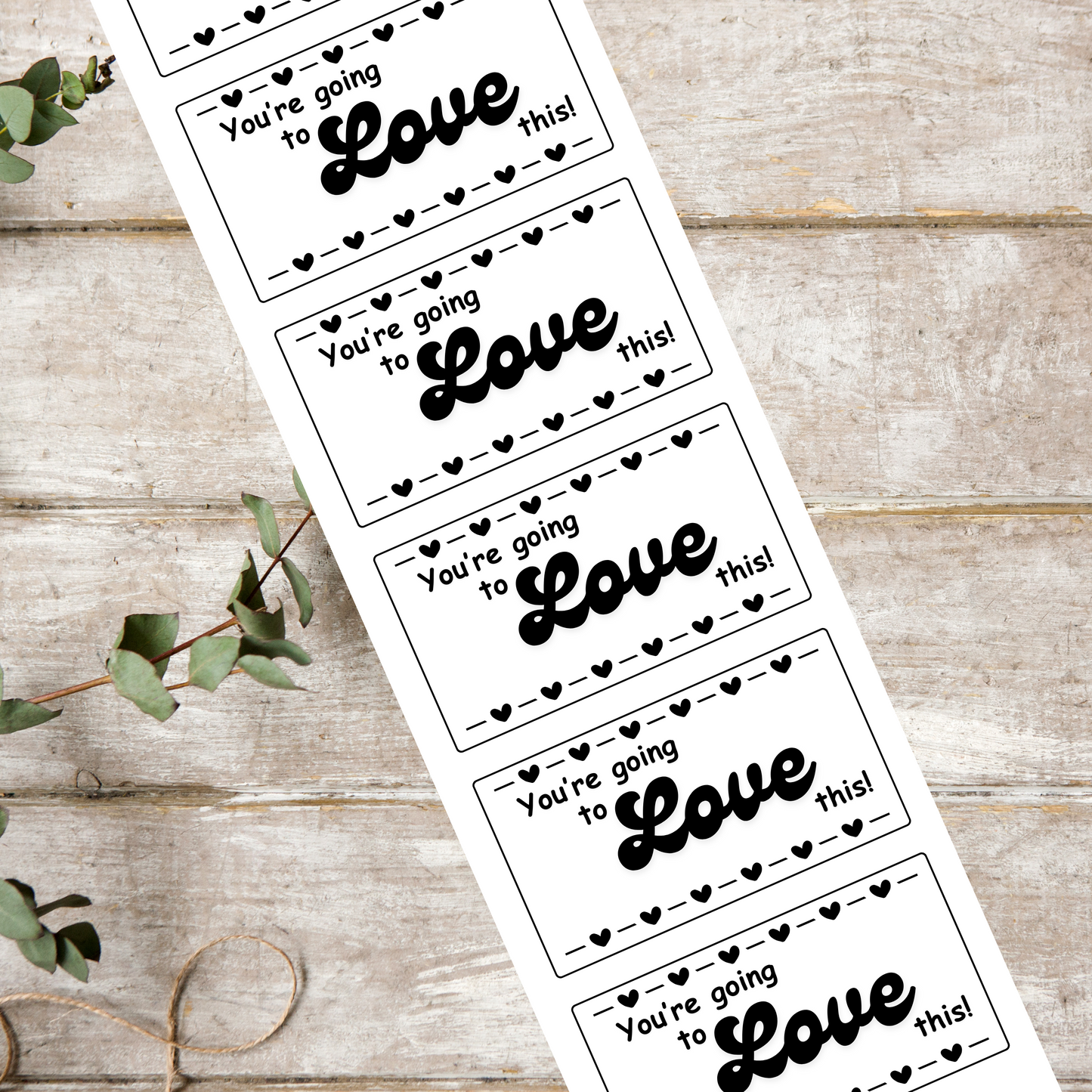 You're going to LOVE this!- Packaging Stickers (100 pack)