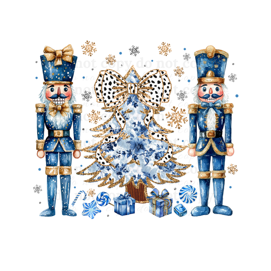 Nutcracker and Tree - DTF TRANSFERS