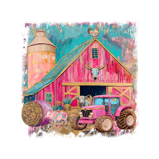 Pink Barn - DTF TRANSFERS