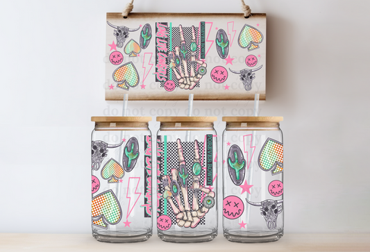 Long Live Cowgirls - UV DTF Cup Wrap