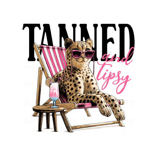 Tanned and Tipsy - DTF TRANSFERS
