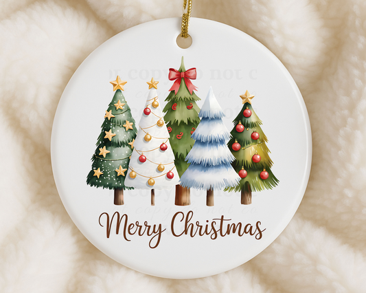 Merry Christmas - Ornament Decals