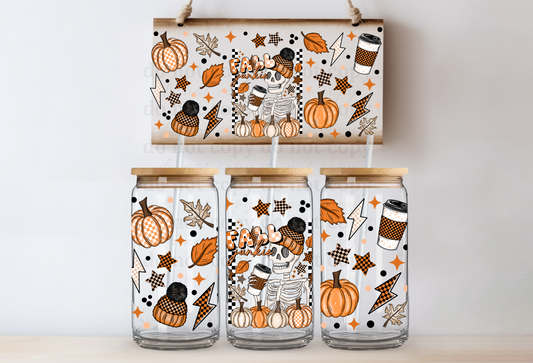 Fall Junkie - UV DTF Cup Wrap