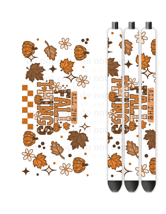 All the fall things  - Pen wraps