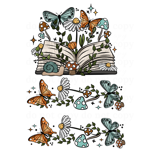 Open Book w/sleeves - DTF TRANSFERS