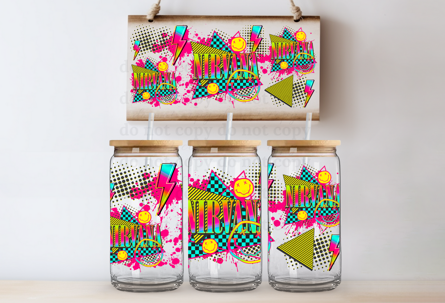 Nirvana - UV DTF Cup Wrap