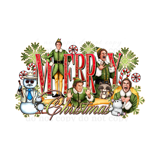 Merry Christmas - DTF TRANSFERS