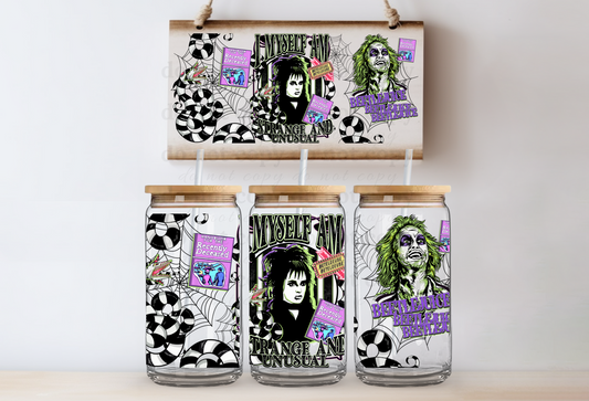 Strange and Unusual - UV DTF Cup Wrap