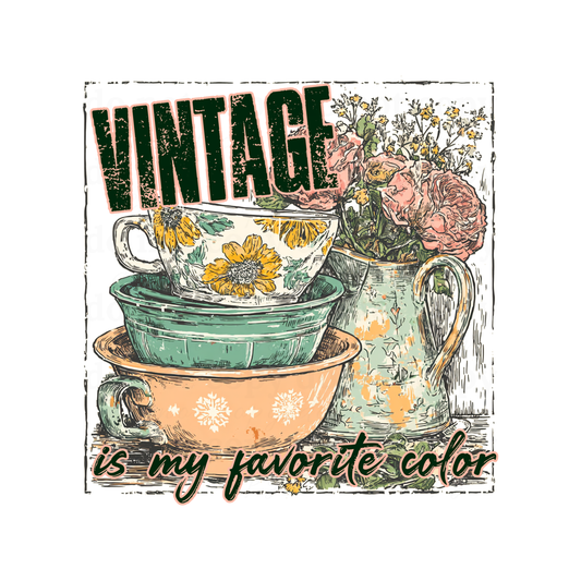 Vintage is my favorite color - DTF TRANSFERS