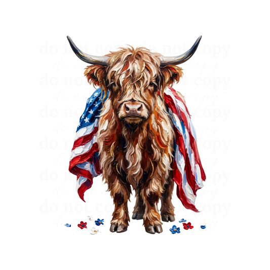 Highland cow - DTF TRANSFERS