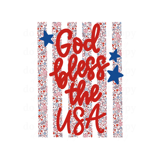God bless the USA - DTF TRANSFERS