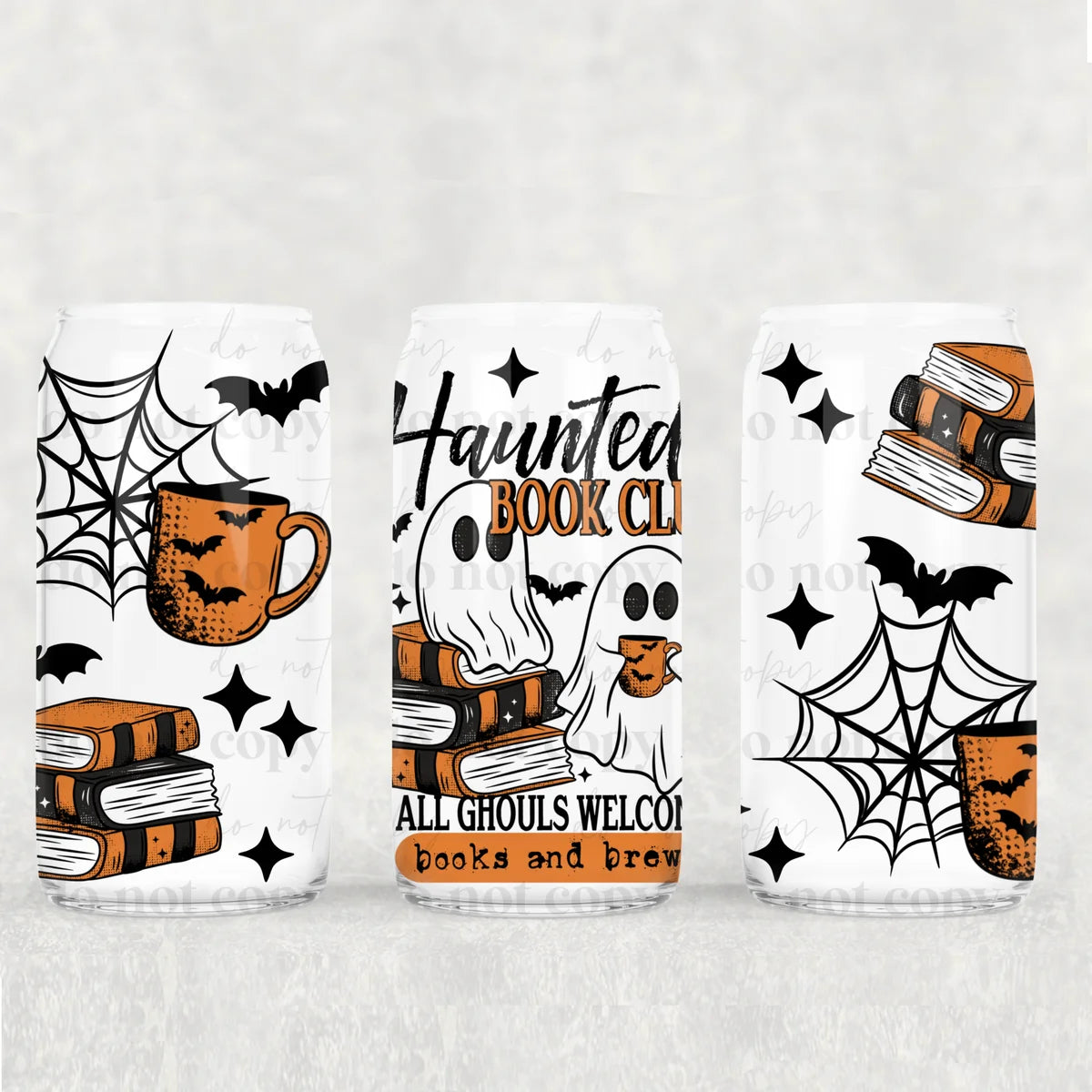 Haunted Book Club - 16oz Cup Wrap