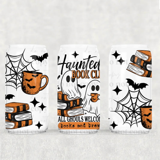 Haunted Book Club - 16oz Cup Wrap