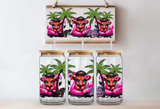 Sweet Summer Time - UV DTF Cup Wrap