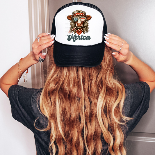 'Merica - Trucker Hat Transfers