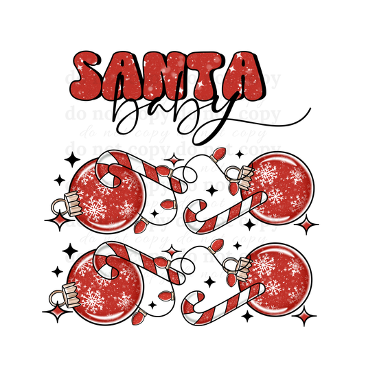 Santa Baby - DTF TRANSFERS