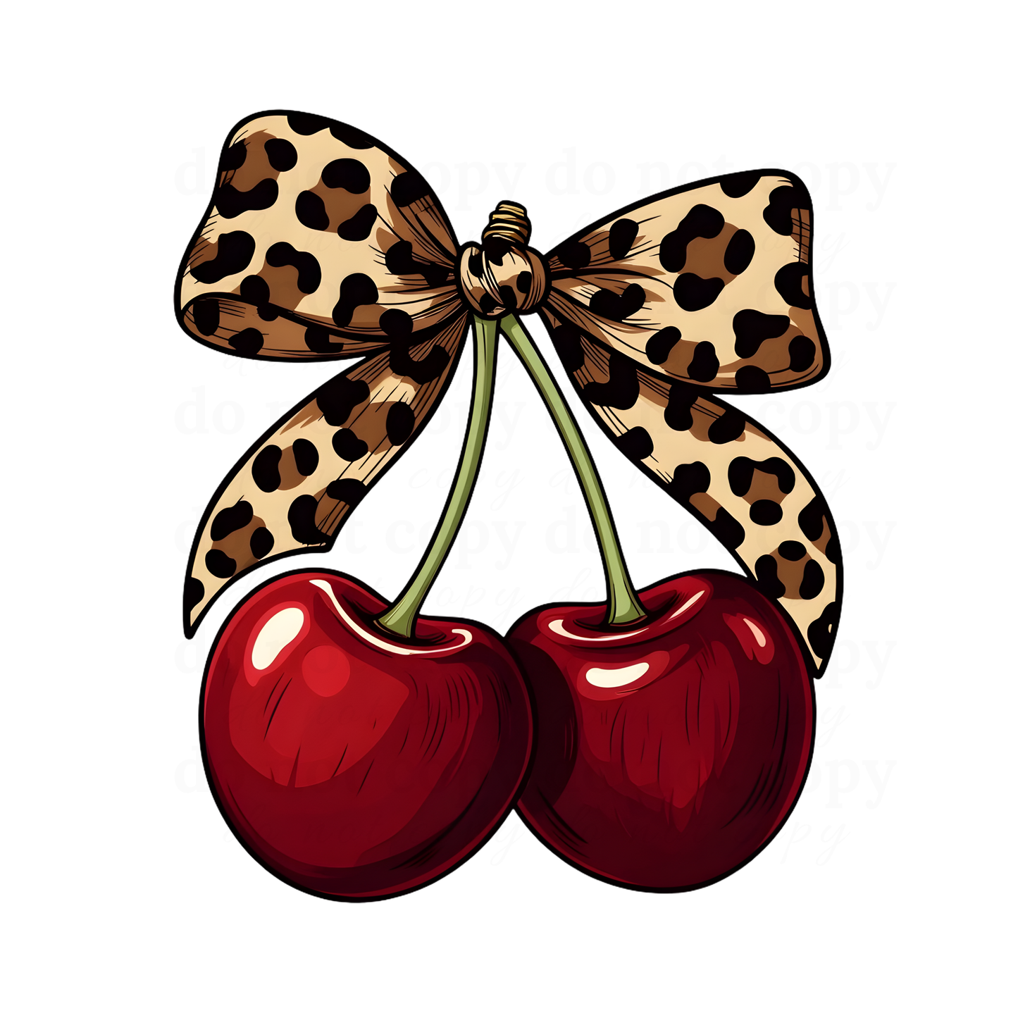 Cherry Bow - DTF TRANSFERS
