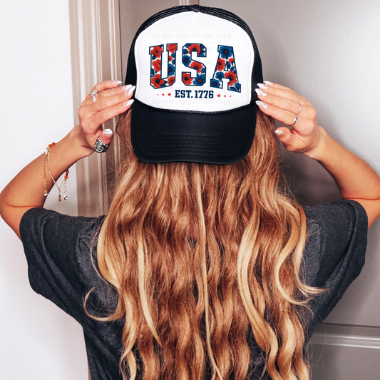 USA Est. 1776 - Trucker Hat Transfers