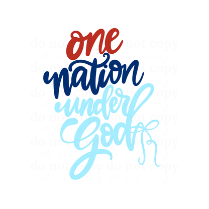 One Nation Under God - DTF TRANSFERS