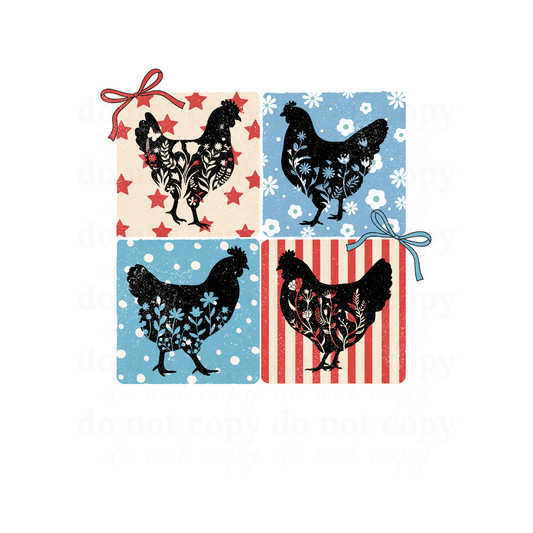 Chickens - DTF TRANSFERS