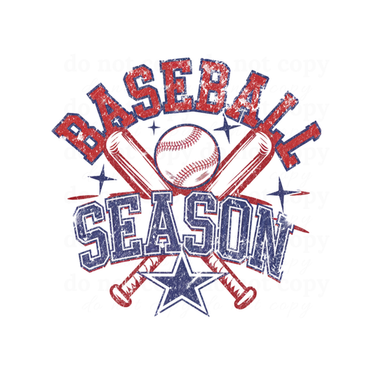 Baseball Season - DTF TRANSFERS
