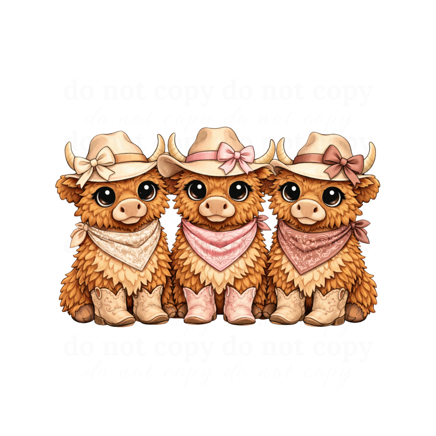 Highland Cow - DTF TRANSFERS