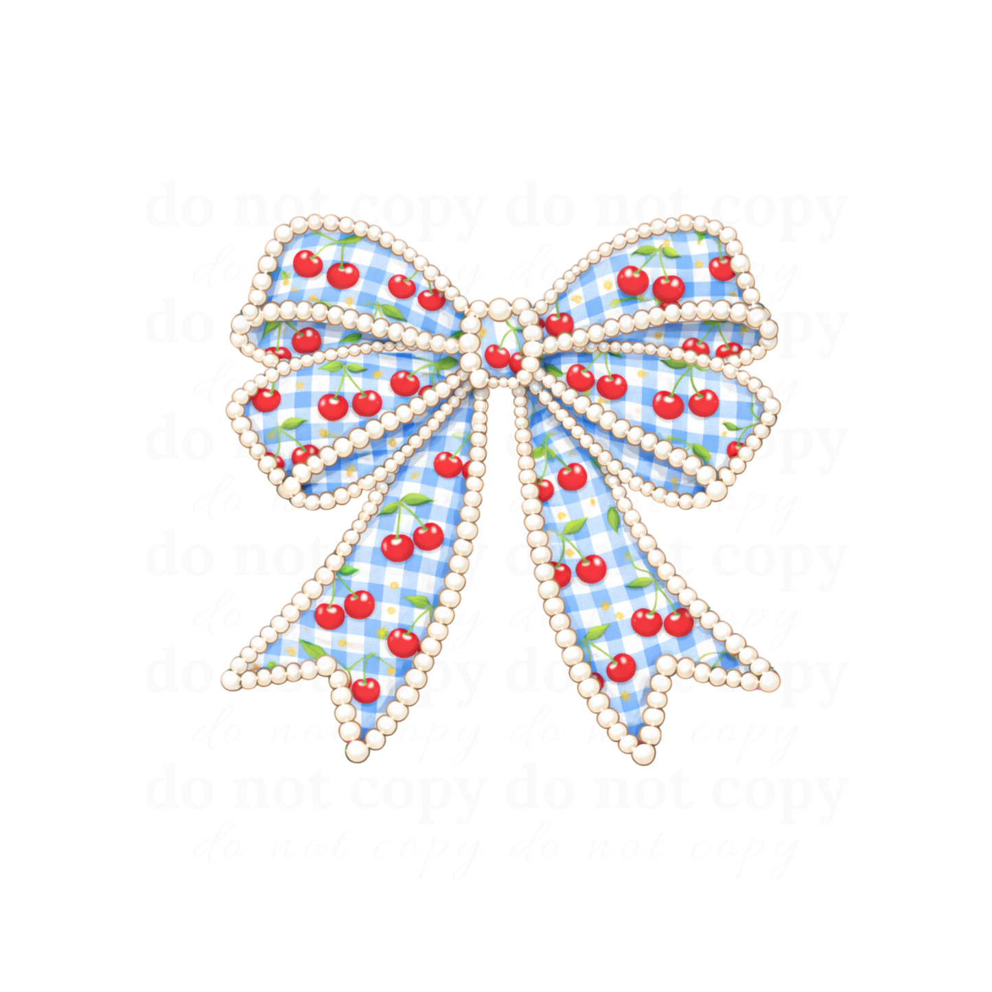 Cherry Bow - DTF TRANSFERS