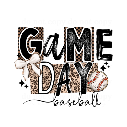 Game Day Baseball - DTF TRANSFERS