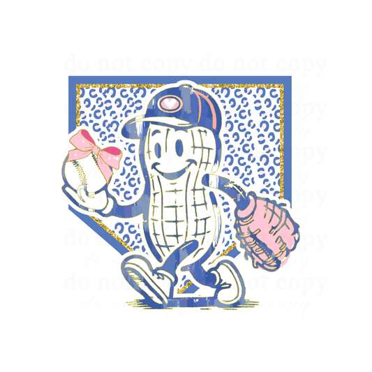 Baseball Peanut - DTF TRANSFERS
