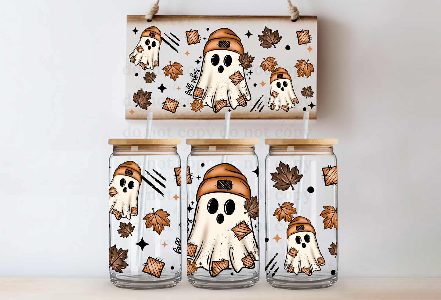 Fall vibes - UV DTF Cup Wrap