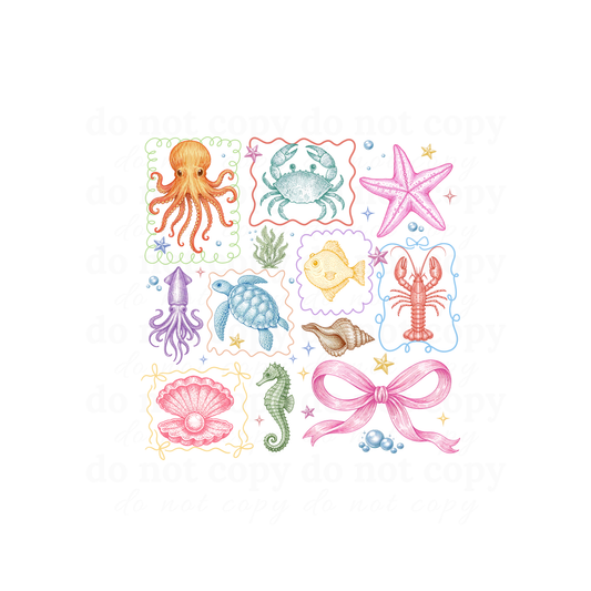 Sea Life - DTF TRANSFERS