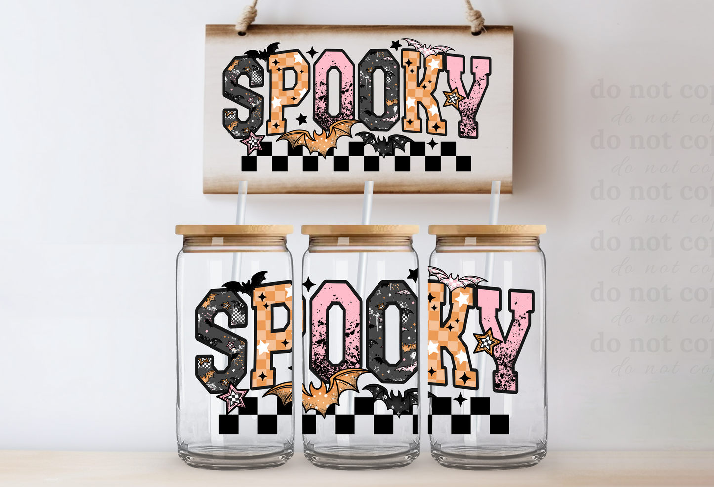 Spooky - UV DTF Cup Wrap