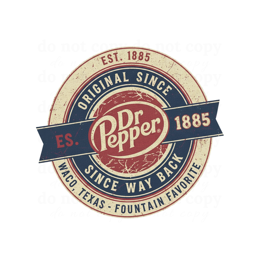Dr Pepper (MISPRINT) - DTF TRANSFERS