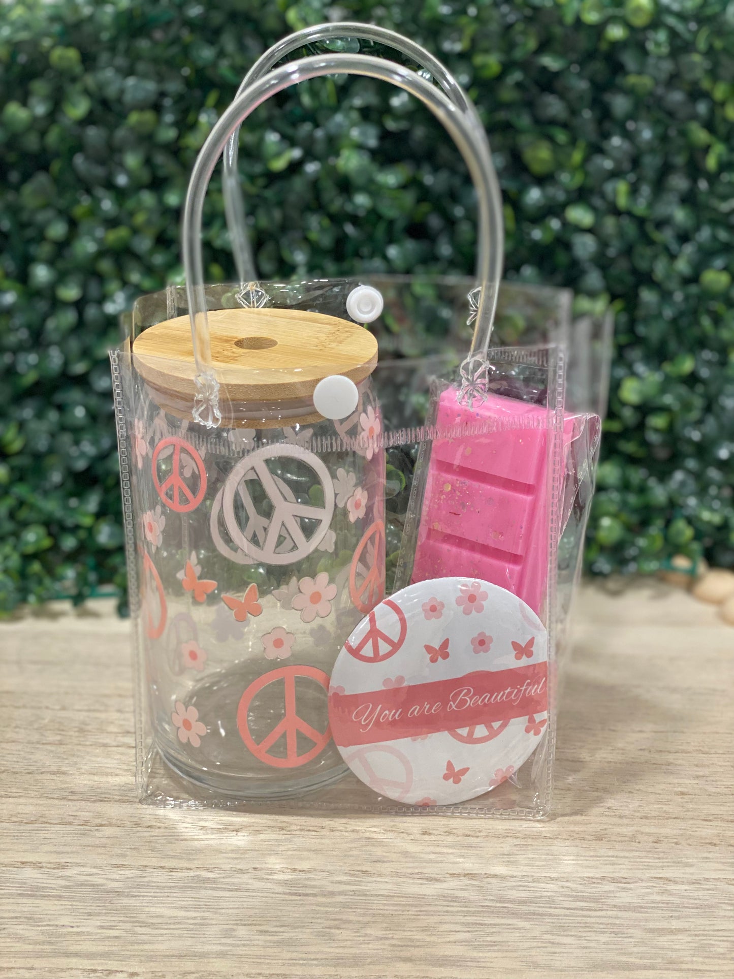 Peace sign Cup + Wax Melt Bundle