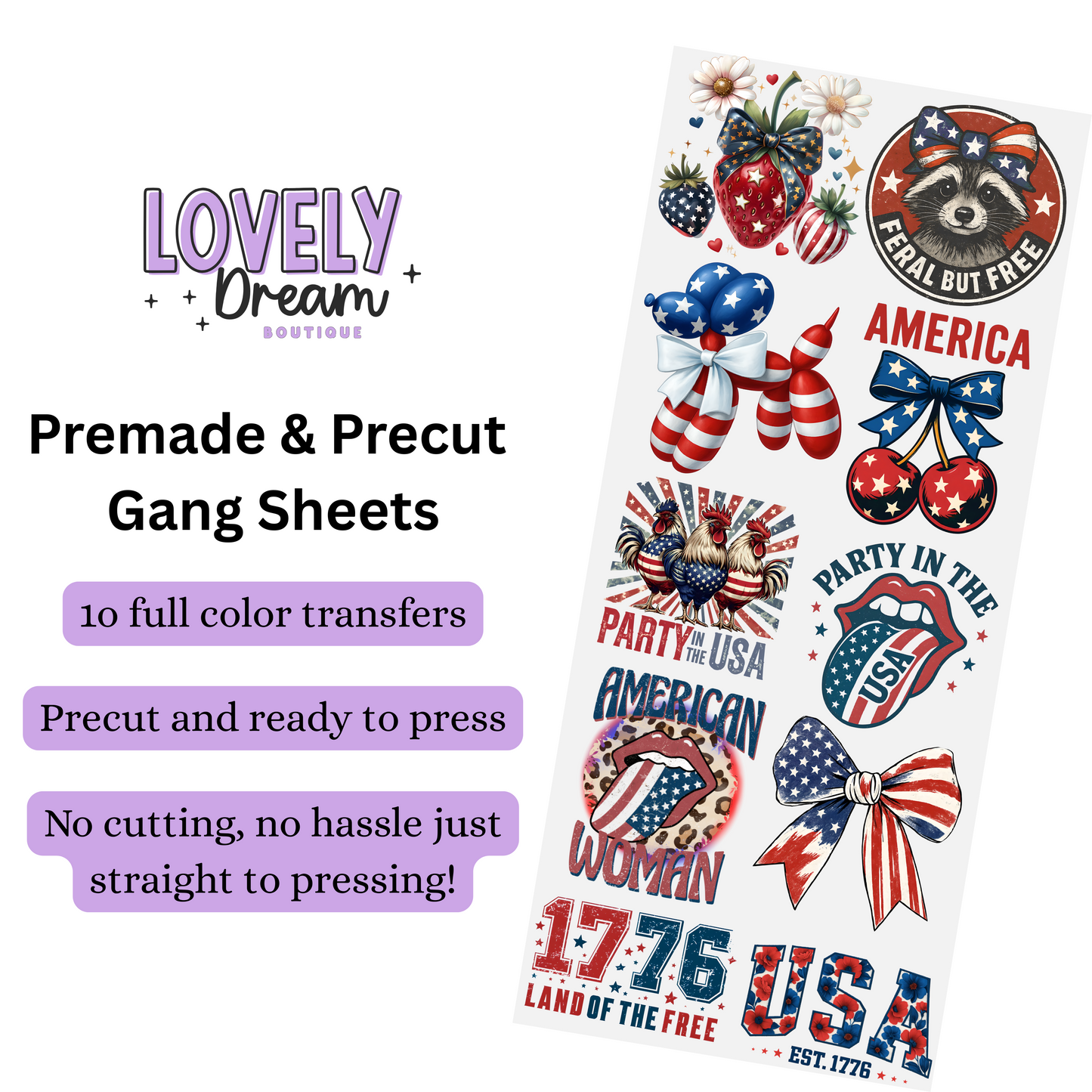 4th of July Bundle - DTF TRANSFER