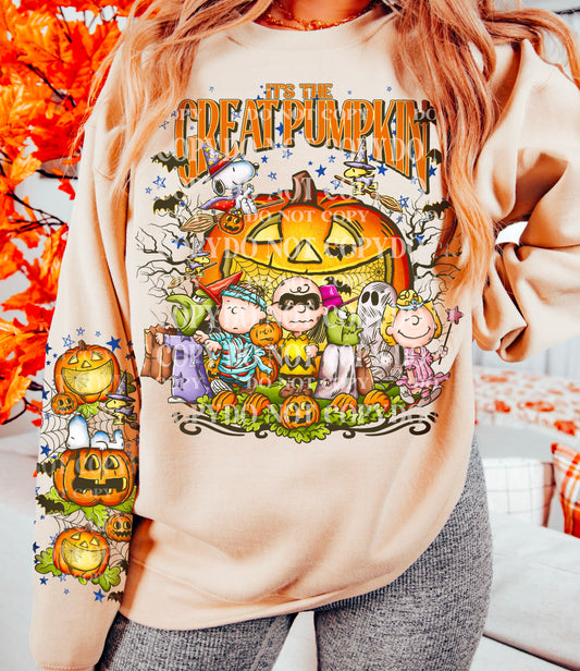 Great Pumpkin - (Sleeves not included) DTF TRANSFER