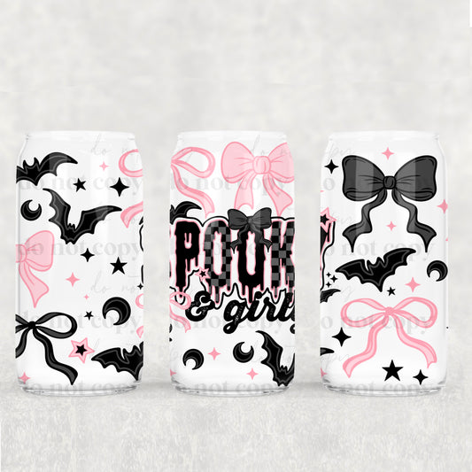 Spooky & Girly - UV DTF Cup Wrap