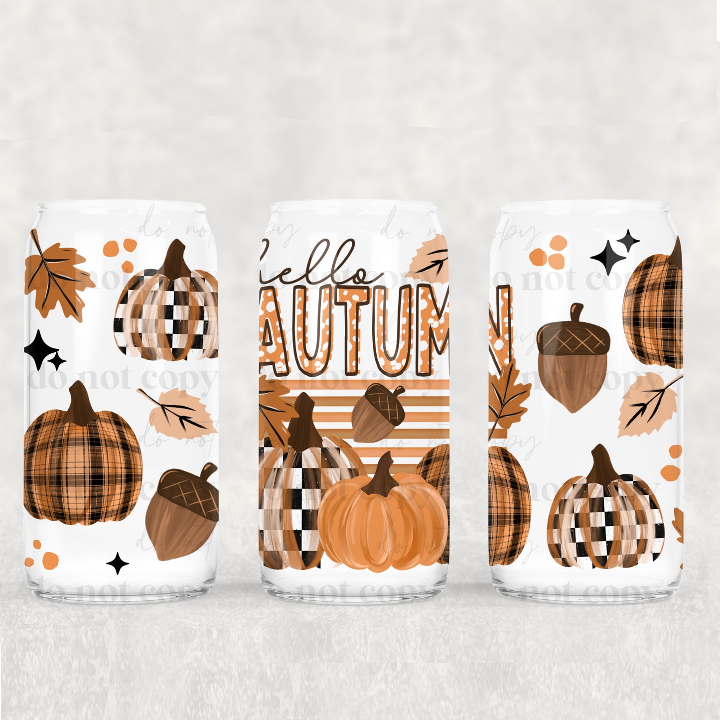 Hello Autumn - 16oz Cup Wrap
