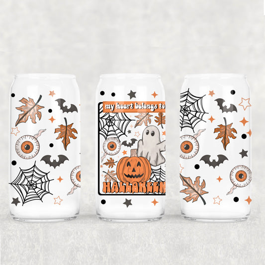 Heart Halloween - UV DTF Cup Wrap
