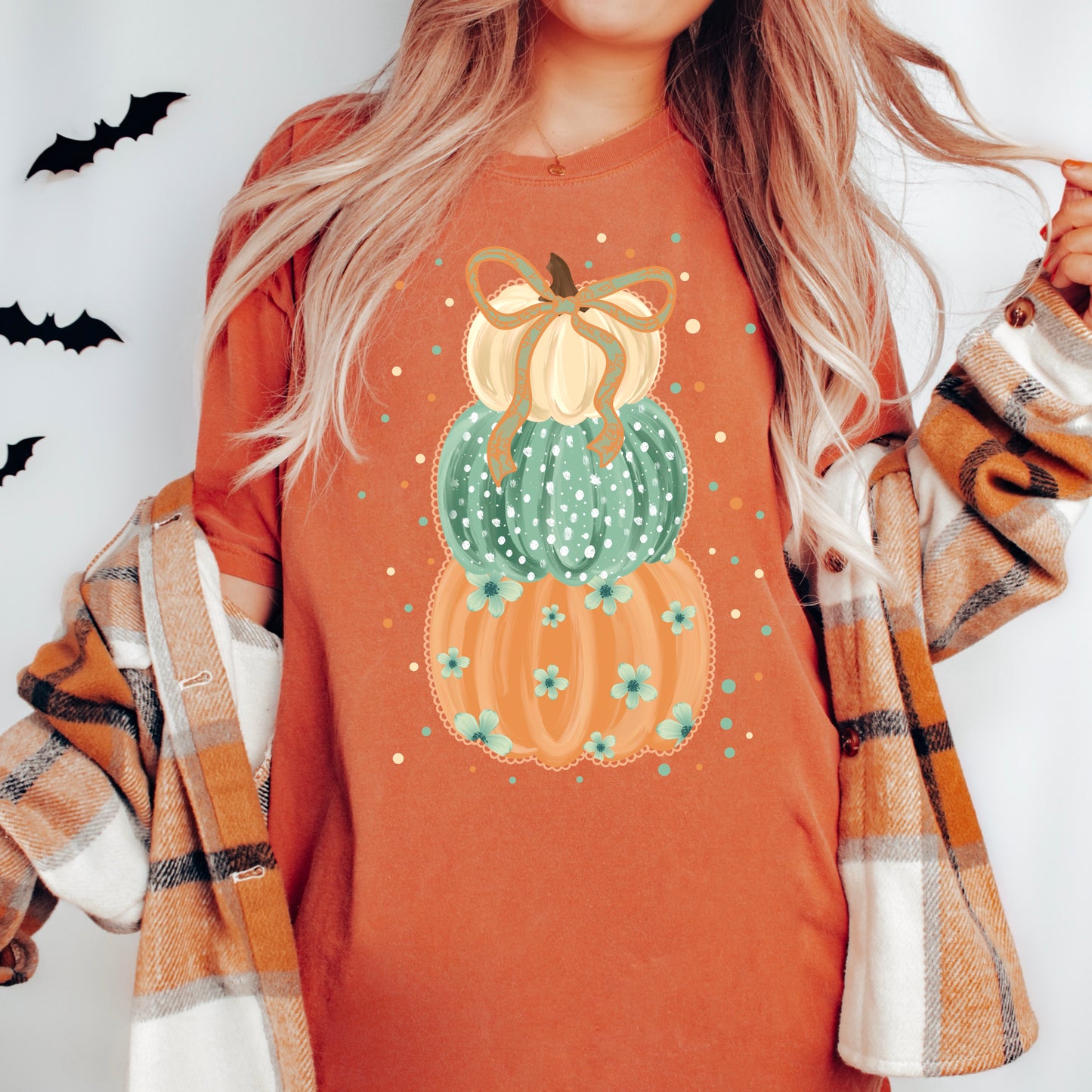 Stacked Pumpkin - DTF TRANSFERS