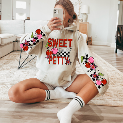 Sweet but Petty w/sleeves - DTF TRANSFERS