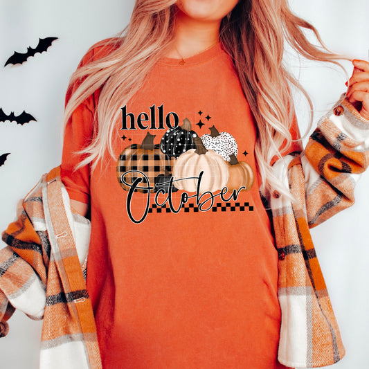 Hello October - DTF TRANSFERS